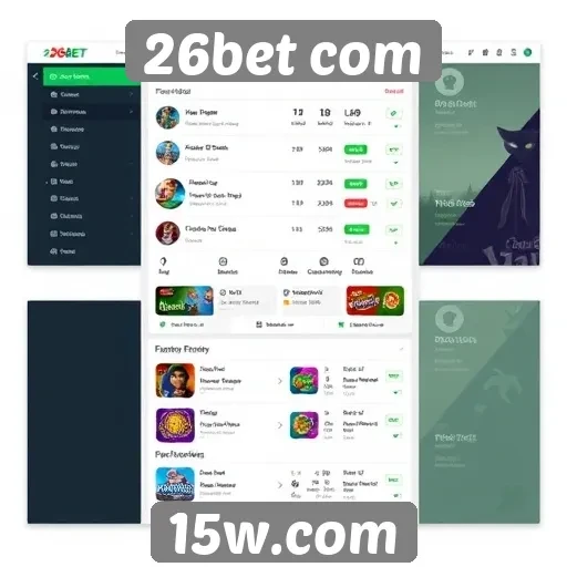 Análise da interface do usuário em 26bet com